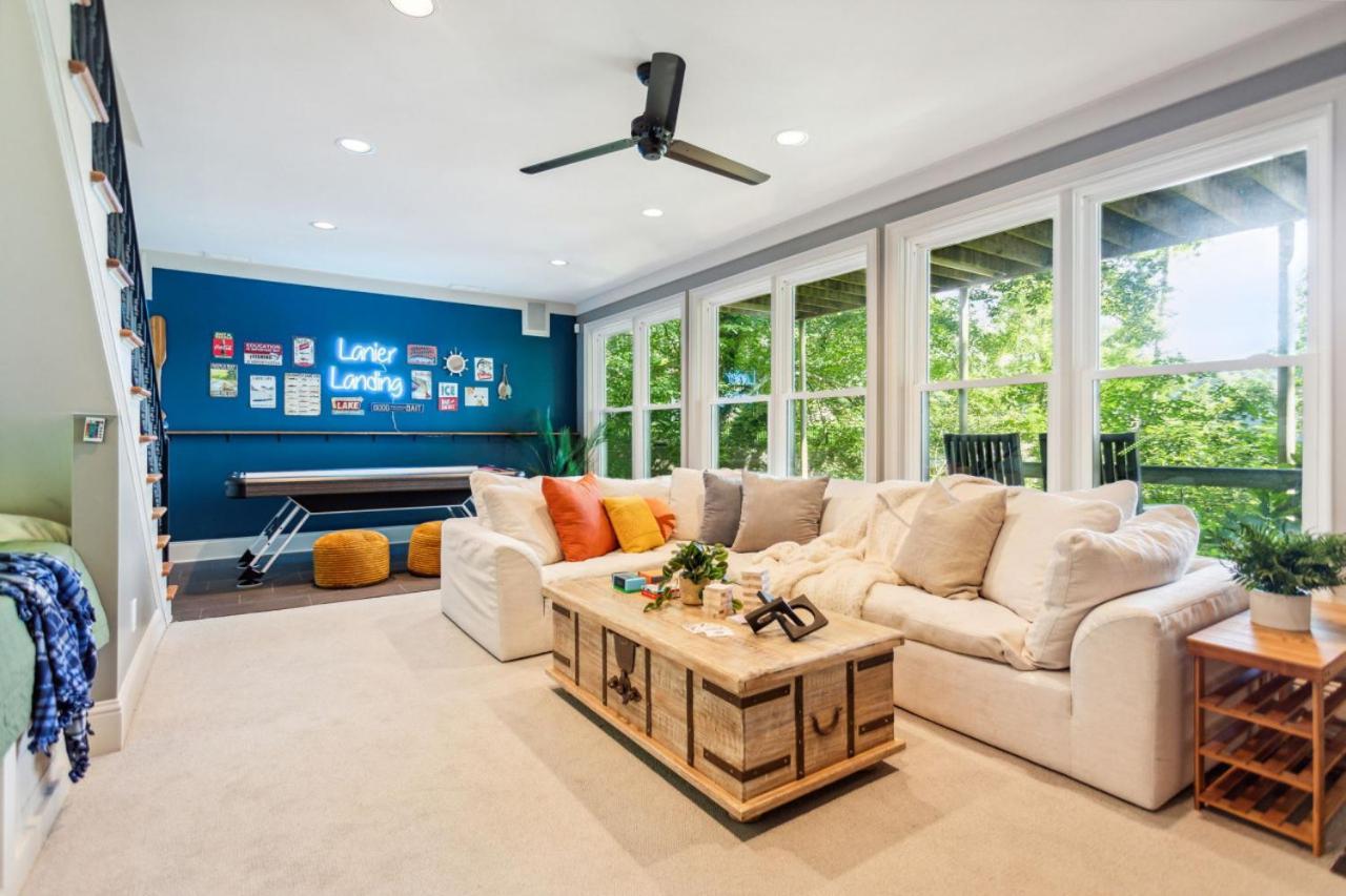 Lanier Landing - Private Dock Hot Tub Game Room Gainesville Esterno foto