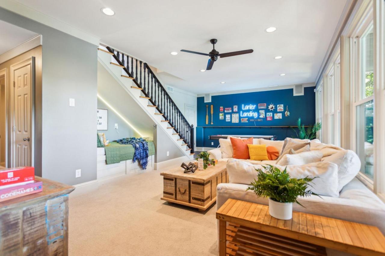 Lanier Landing - Private Dock Hot Tub Game Room Gainesville Esterno foto